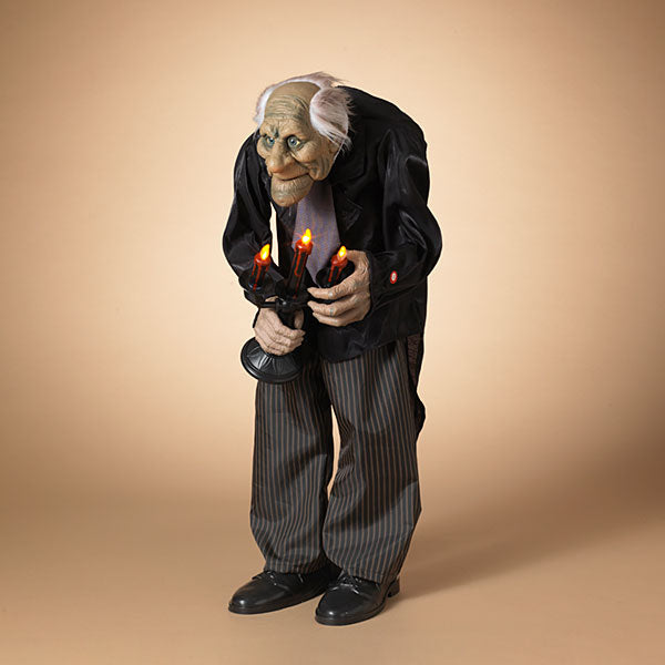 3 Foot Lighted Animated Scary Butler with Sound. - The Country Christmas Loft