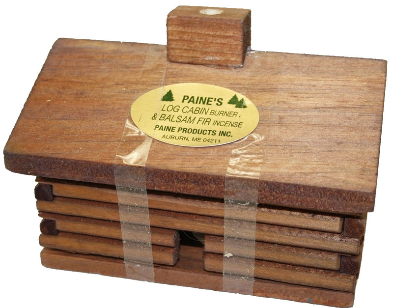 Paine's Cabin Burner With 10 Fir Balsam Incense Logs - Large - The Country Christmas Loft