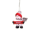 Cozy Snowman Ornament (Letters A - F) - - The Country Christmas Loft