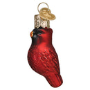 Gumdrop Mini Cardinal Glass Ornament
