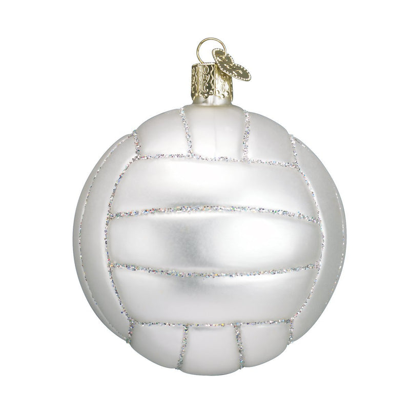 Old World Christmas Volleyball Glass Ornament - The Country Christmas Loft
