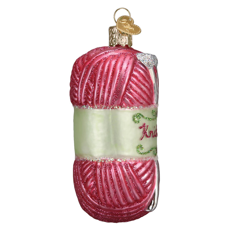 Knitting Yarn Ornament - The Country Christmas Loft