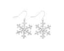 Crystal Snowflakes - Earrings - The Country Christmas Loft