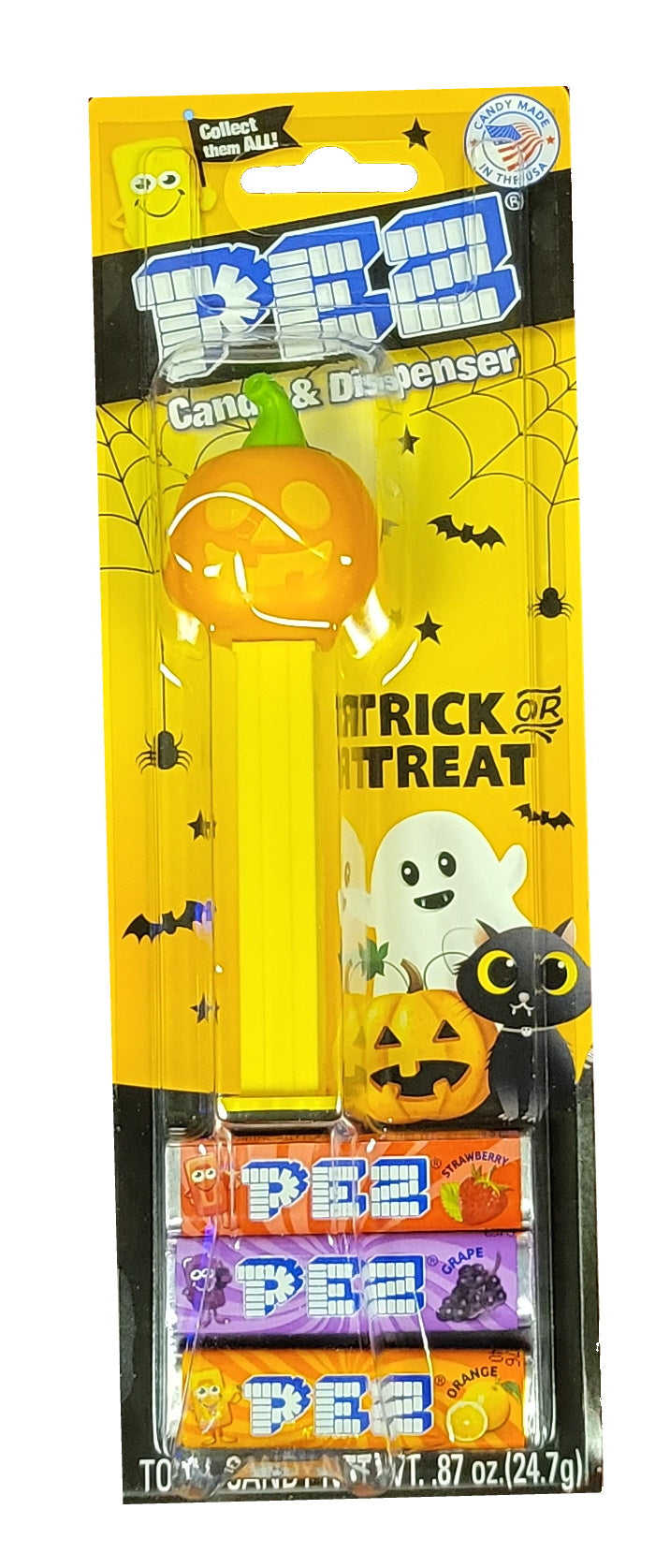 Pez Dispenser Halloween with 3 Candy Rolls - - The Country Christmas Loft