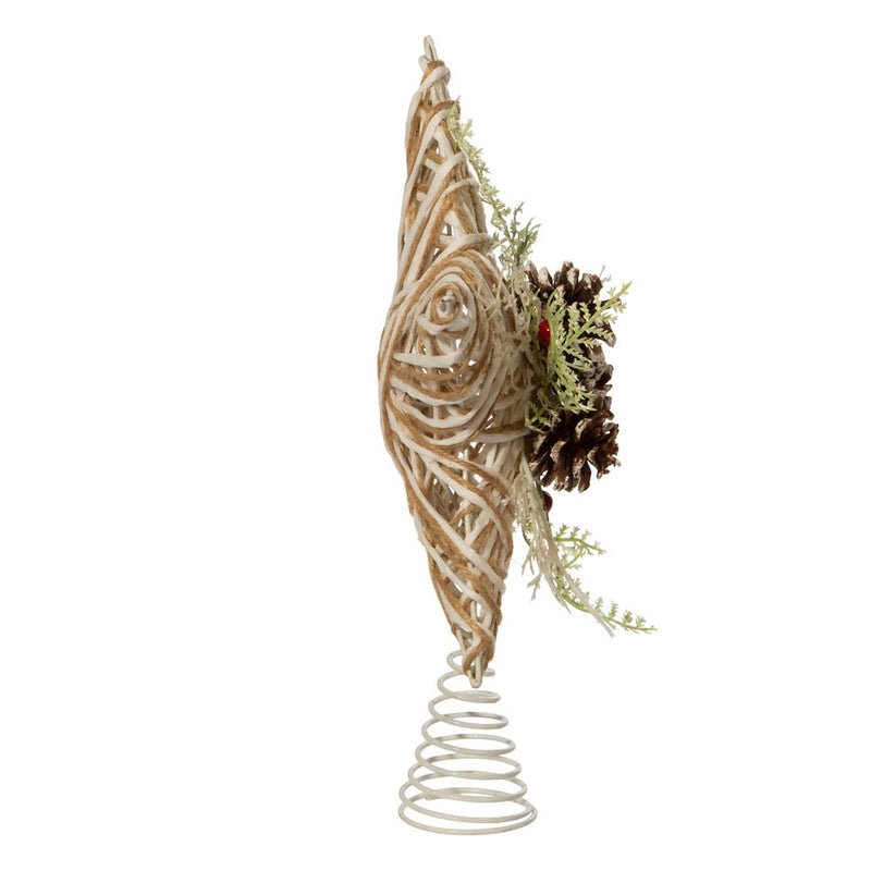 Natural Christmas Star Treetop - 12 Inch - The Country Christmas Loft