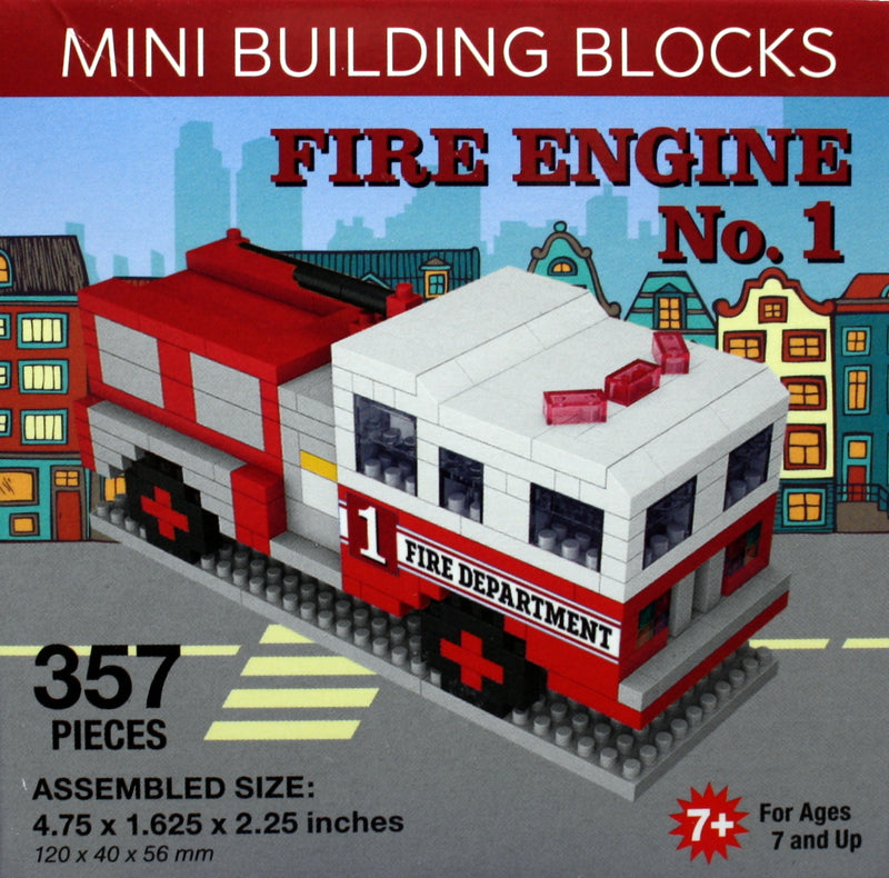 Mini Building Blocks - Fire Truck - The Country Christmas Loft