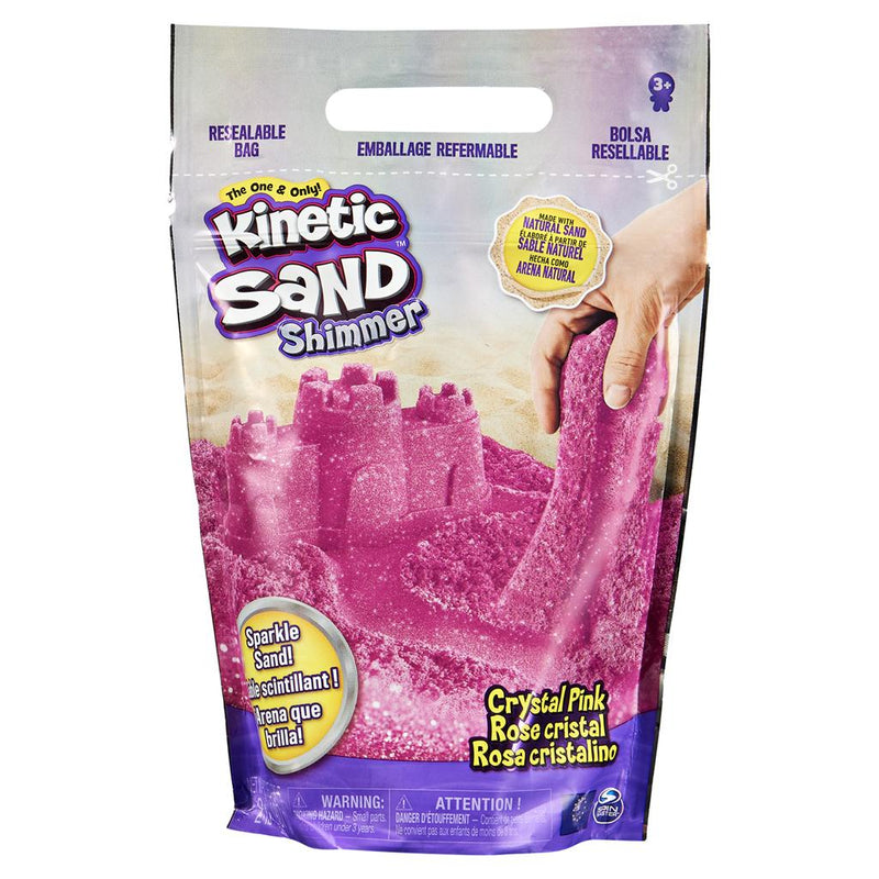 Kinetic Sand Shimmer 2 pound Bag - Crystal Pink - The Country Christmas Loft