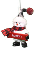 Cozy Snowman Ornament (Letters G - R) - - The Country Christmas Loft