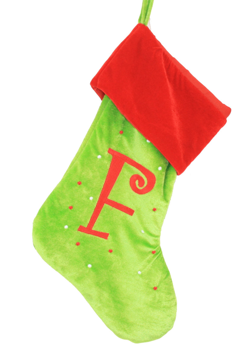 Letter Stocking - F - The Country Christmas Loft