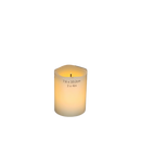 Wavy Edge Glow Wick Pillar Candle -