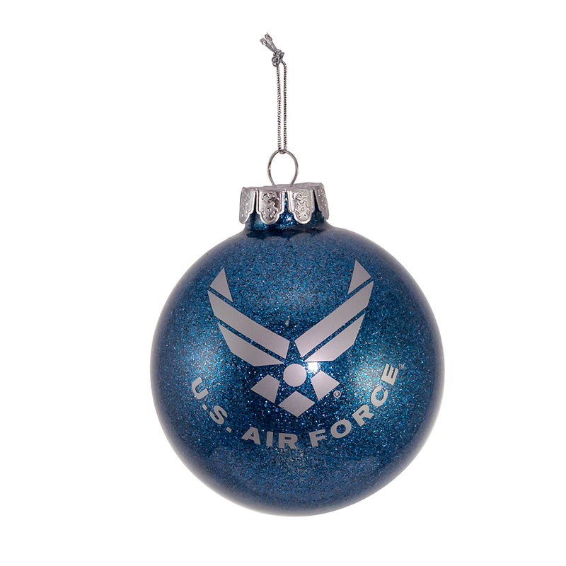 U.S. Air Force - Aim High - Glass Ball Ornament - The Country Christmas Loft