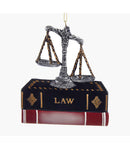 Scales of Justice Lawyer Ornament - The Country Christmas Loft