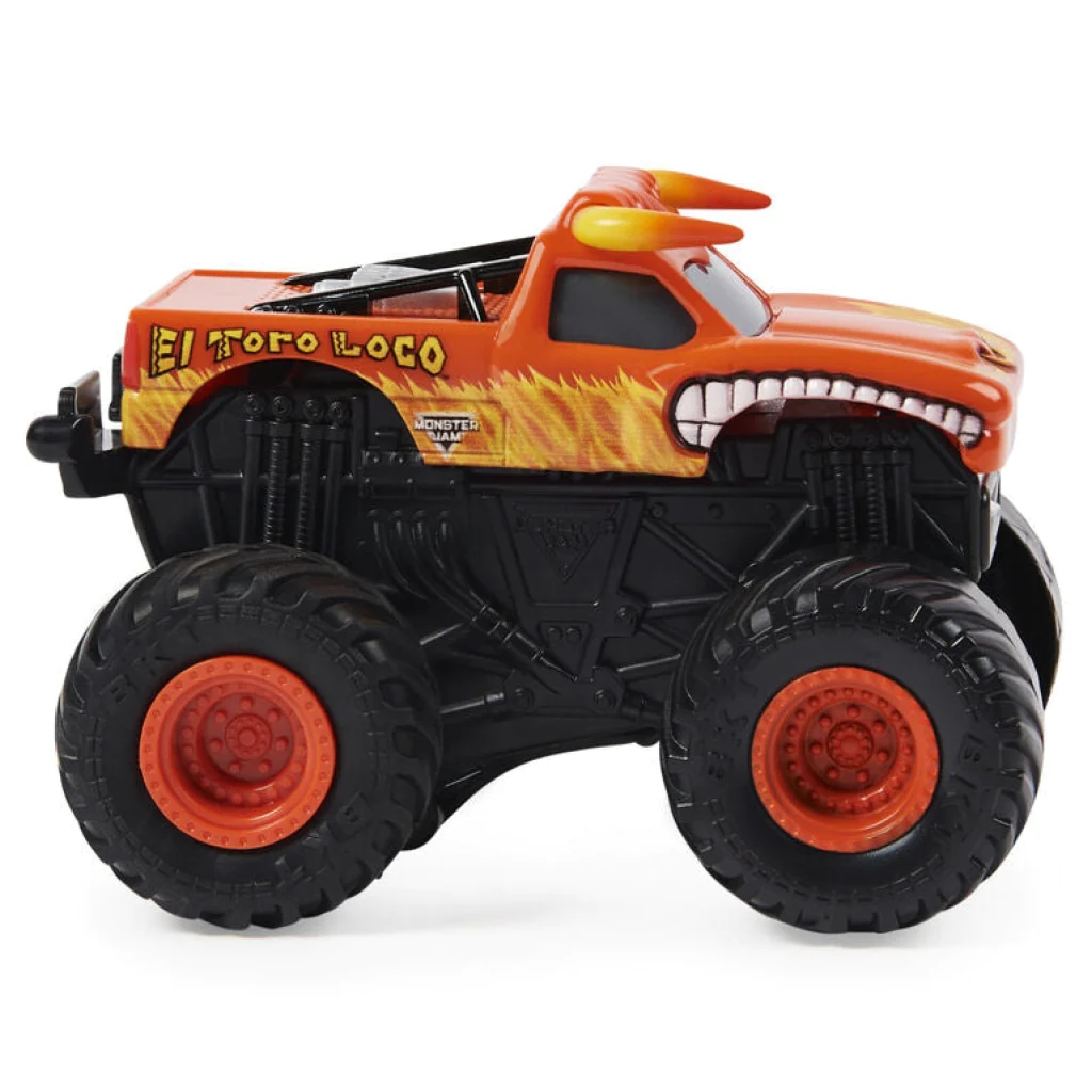 Monster Jam True Metal Realistic El Toro Loco Monster Truck Car Model Toy