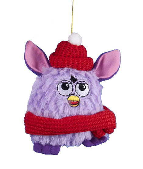 Furby Plush Mini Ornament - Purple - The Country Christmas Loft