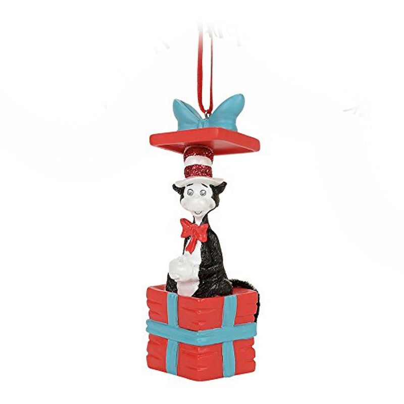 Dr Seuss Cat In A Box Ornament - The Country Christmas Loft