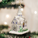 Old World Christmas Sparkling Cathedral Glass Blown Ornament - The Country Christmas Loft