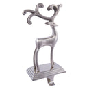 Silver Aluminum Reindeer Stocking Holder - The Country Christmas Loft