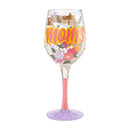 Promoted to Grandma Wine Glass - The Country Christmas Loft