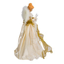 Ivory and Gold Angel Lighted Treetop - The Country Christmas Loft