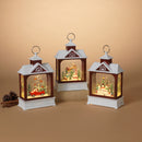 Spinning Barn Waterglobe -  Snowmen