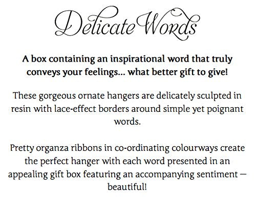 Delicate Words - Aunt Flower - The Country Christmas Loft