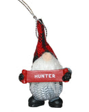 Personalized Gnome Ornament (Letters A-I) - Hunter - The Country Christmas Loft