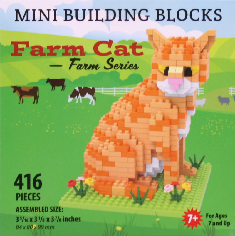 Mini Building Blocks - Farm Series - Cat - The Country Christmas Loft
