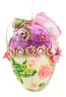 Flower Royal Court Egg - - The Country Christmas Loft