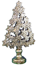 Melrose - Polystone Snowflake Tree - - The Country Christmas Loft
