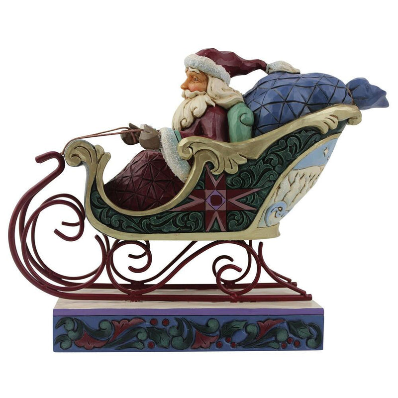 Santa in Sleigh - Jim Shore Exclusive - The Country Christmas Loft