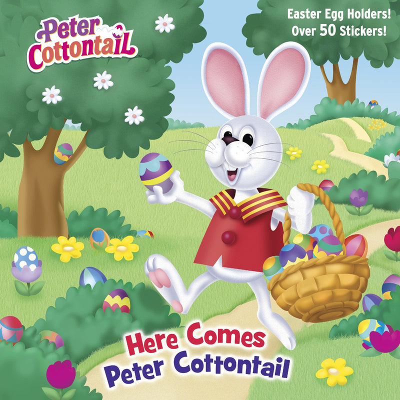Here Comes Peter Cottontail With Stickers - The Country Christmas Loft