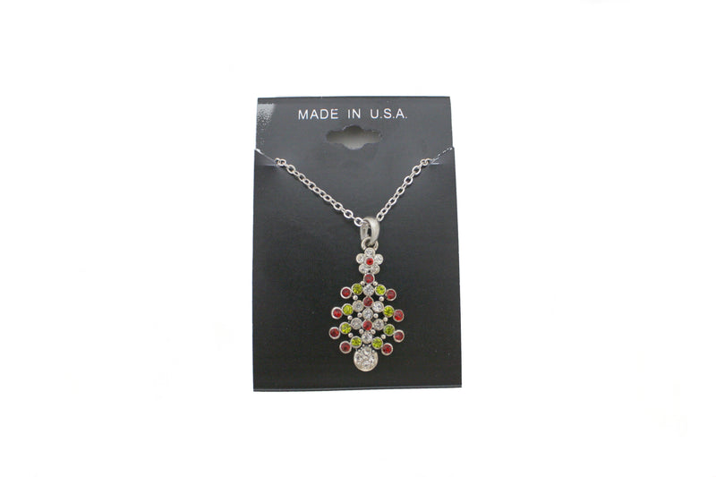 Crystal Tree Necklace - The Country Christmas Loft