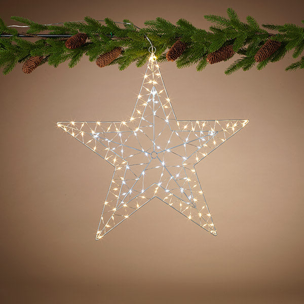 22 Inch Lighted Metal Star - The Country Christmas Loft