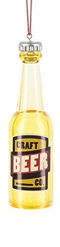 Craft Beer Bottle Ornament - Lager - The Country Christmas Loft
