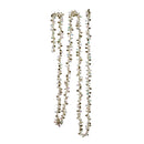 9 Foot Iridescent and Gold Beaded Garland - The Country Christmas Loft