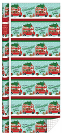 Kids Roll Wrap - 30" x 168" - Santa Bus - The Country Christmas Loft