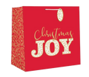 Square Jumbo Gift Bag - Christmas Joy - The Country Christmas Loft