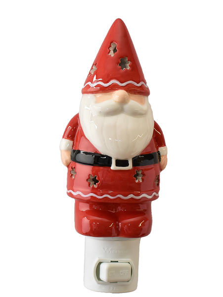 Ceramic Gnome Night Light - The Country Christmas Loft