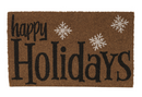 Christmas Coir Doormat - Happy Holidays - The Country Christmas Loft