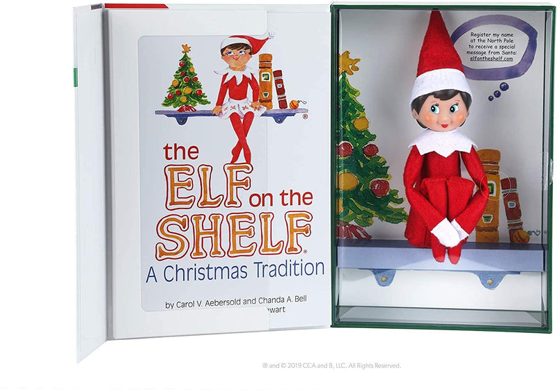 The Elf on the Shelf - Girl Light Tone - The Country Christmas Loft