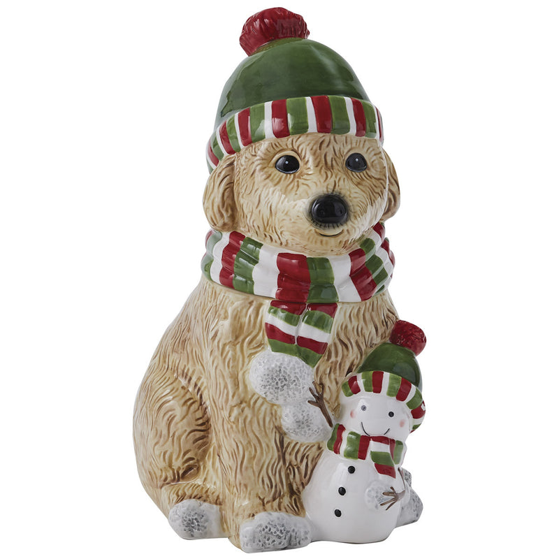 Holiday Paws Cookie Jar
