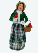 Cardinal Family Carolers - Woman - The Country Christmas Loft