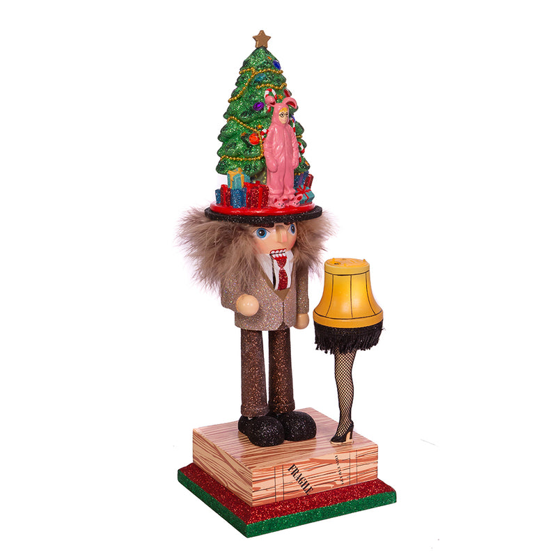 A Christmas Story Nutcracker with Lighted Leg Lamp - 15 Inch - The Country Christmas Loft