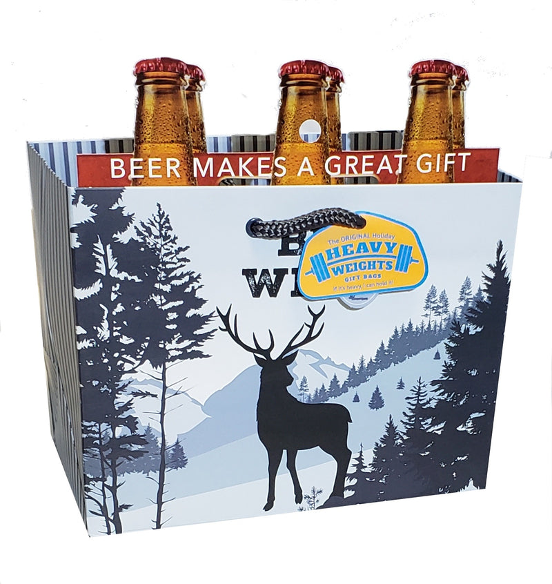 Heavyweight Gift Bag for 6-packs - Be Wild