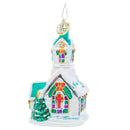 Christopher Radko Little Gem Glass Ornament - Boughs Of Holly Chapel - The Country Christmas Loft