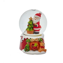 Mini Lighted Snowglobe - Santa with Tree