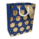 Ornaments on Blue Gift Bag -