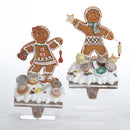Gingerbread Stocking Holder - - The Country Christmas Loft