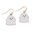 Cute namel White Ghost - Earrings