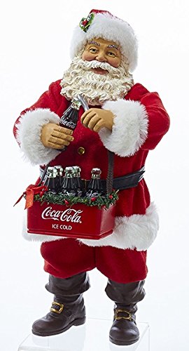 Santa Opening Coke Table Piece - The Country Christmas Loft